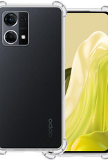 BASEY. Hoes Geschikt voor OPPO Reno 7 Hoesje Shock Proof Case Hoes Siliconen - Hoesje Geschikt voor OPPO Reno 7 Hoes Cover Shockproof - Transparant