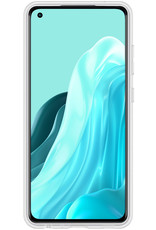 NoXx Hoes Geschikt voor OPPO Reno 7 Hoesje Cover Siliconen Back Case Hoes - Transparant