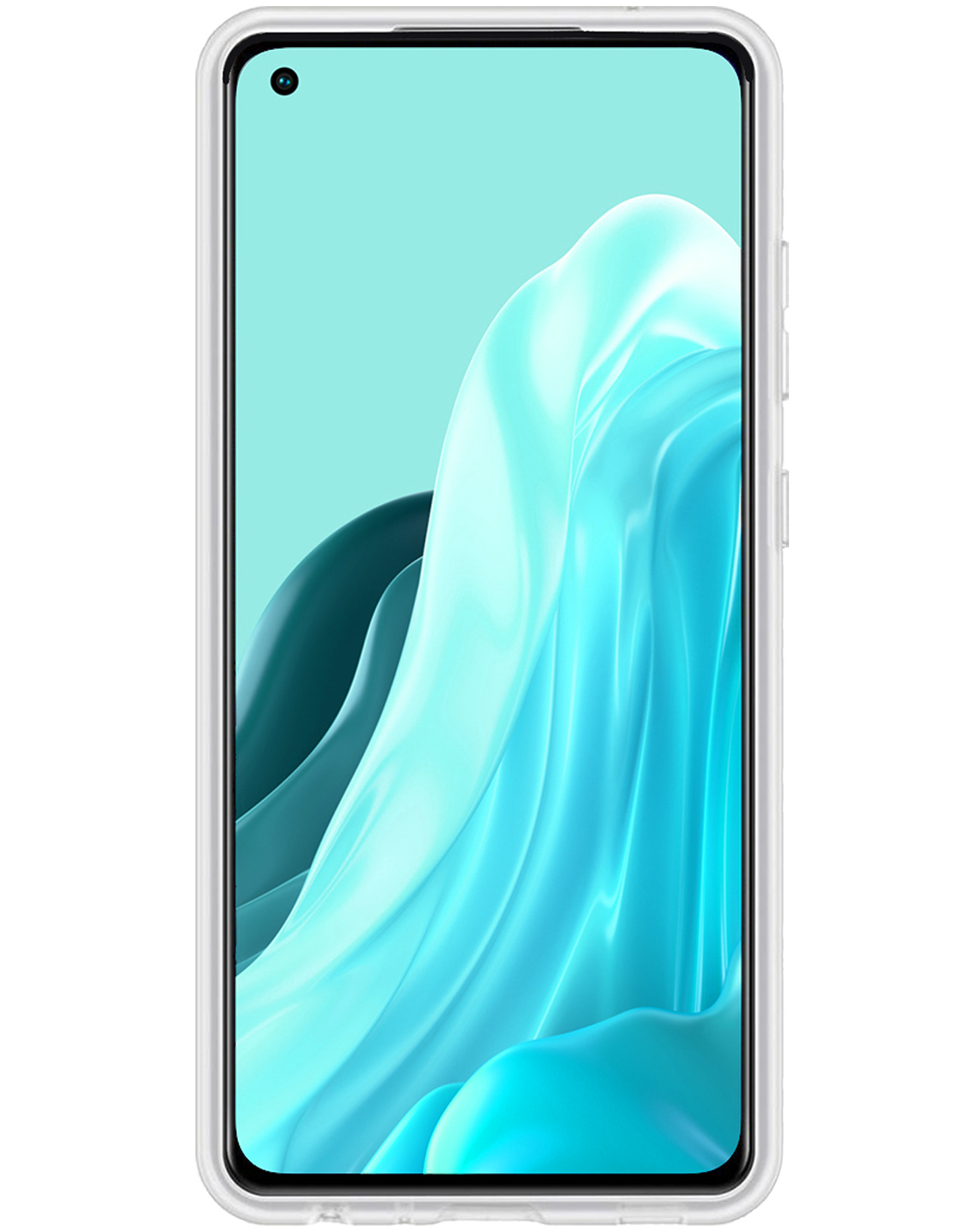 NoXx Hoes Geschikt voor OPPO Reno 7 Hoesje Cover Siliconen Back Case Hoes - Transparant