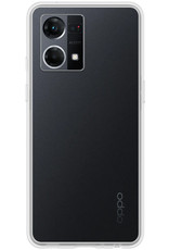 NoXx Hoes Geschikt voor OPPO Reno 7 Hoesje Cover Siliconen Back Case Hoes - Transparant