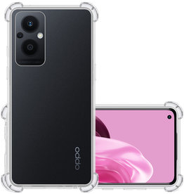 NoXx Oppo Reno8 Lite Hoesje Shockproof - Transparant