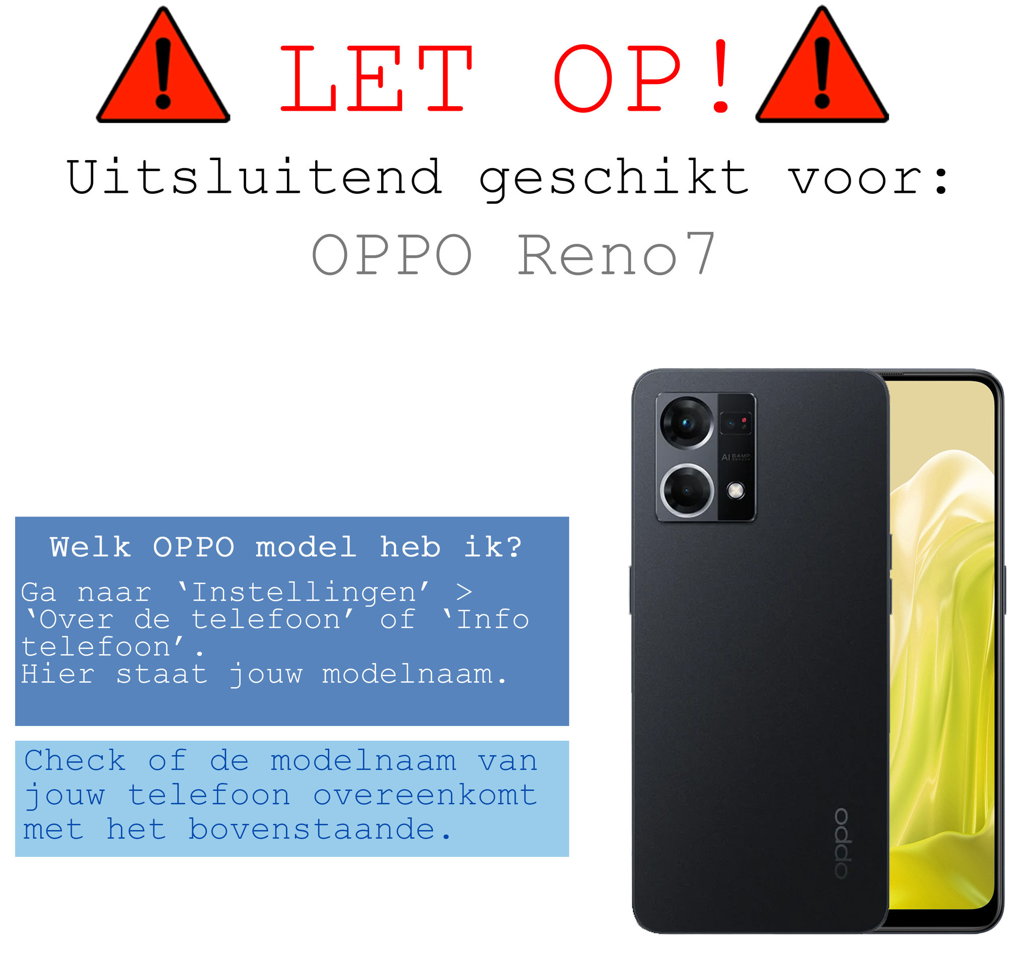 BASEY. Hoes Geschikt voor OPPO Reno 7 Hoesje Shock Proof Case Hoes Siliconen Met 2x Screenprotector - Hoesje Geschikt voor OPPO Reno 7 Hoes Cover Shockproof - Transparant