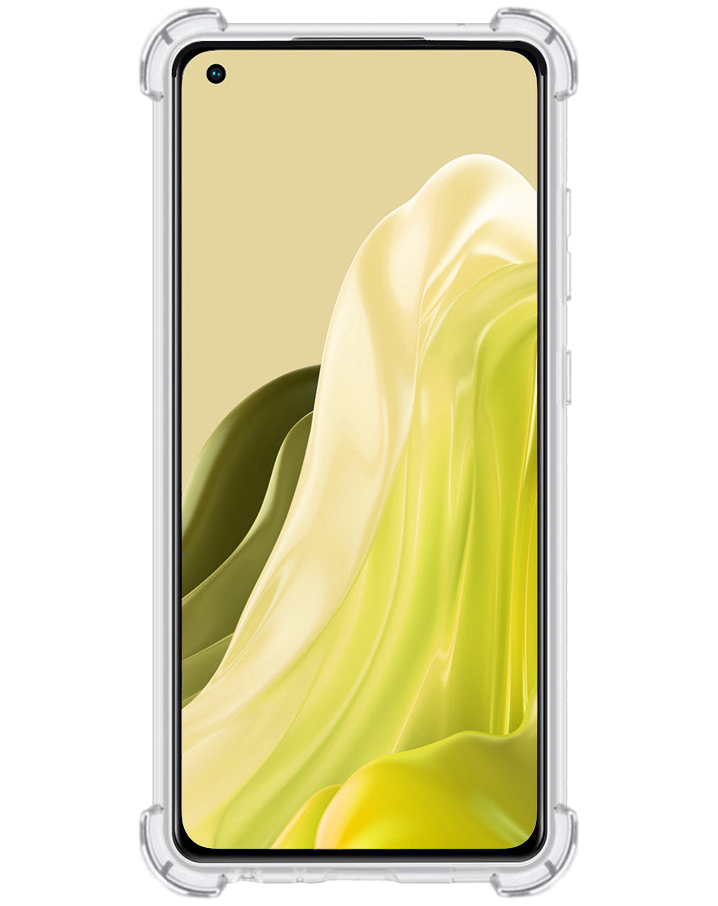 BASEY. Hoes Geschikt voor OPPO Reno 7 Hoesje Shock Proof Case Hoes Siliconen Met 2x Screenprotector - Hoesje Geschikt voor OPPO Reno 7 Hoes Cover Shockproof - Transparant