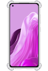 Nomfy Hoesje Geschikt voor OPPO Reno 7 Hoesje Shock Proof Cover Case Shockproof Met 2x Screenprotector - Hoes Geschikt voor OPPO Reno 7 Hoes Siliconen Back Case - Transparant