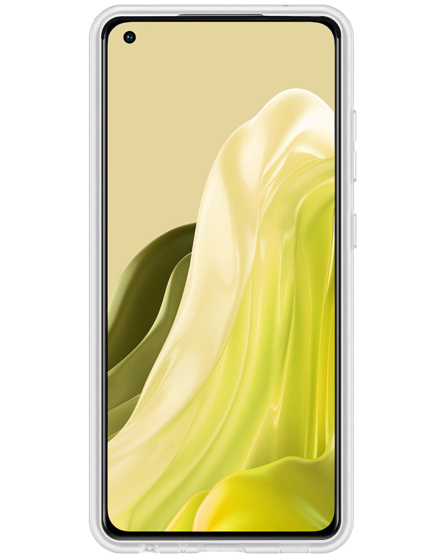 BASEY. Hoes Geschikt voor OPPO Reno 7 Hoesje Siliconen Back Cover Case Met 2x Screenprotector - Hoesje Geschikt voor OPPO Reno 7 Hoes Cover Hoesje - Transparant