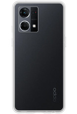NoXx Hoes Geschikt voor OPPO Reno 7 Hoesje Cover Siliconen Back Case Hoes Met Screenprotector - Transparant