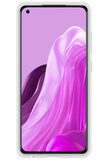 Nomfy Hoesje Geschikt voor OPPO Reno 7 Hoesje Siliconen Cover Case Met 2x Screenprotector - Hoes Geschikt voor OPPO Reno 7 Hoes Back Case - Transparant