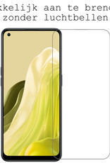 BASEY. Hoes Geschikt voor OPPO Reno 7 Hoesje Shock Proof Case Hoes Siliconen Met Screenprotector - Hoesje Geschikt voor OPPO Reno 7 Hoes Cover Shockproof - Transparant