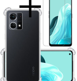 NoXx NoXx Oppo Reno7 Hoesje Shockproof Met Screenprotector