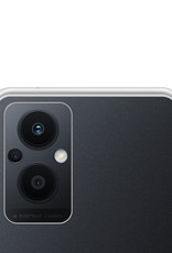 NoXx Hoes Geschikt voor OPPO Reno 8 Lite Hoesje Cover Siliconen Back Case Hoes - Transparant