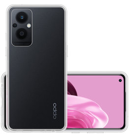 NoXx Oppo Reno8 Lite Hoesje Siliconen - Transparant