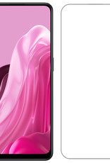 NoXx Hoes Geschikt voor OPPO Reno 8 Lite Hoesje Cover Siliconen Back Case Hoes Met 2x Screenprotector - Transparant