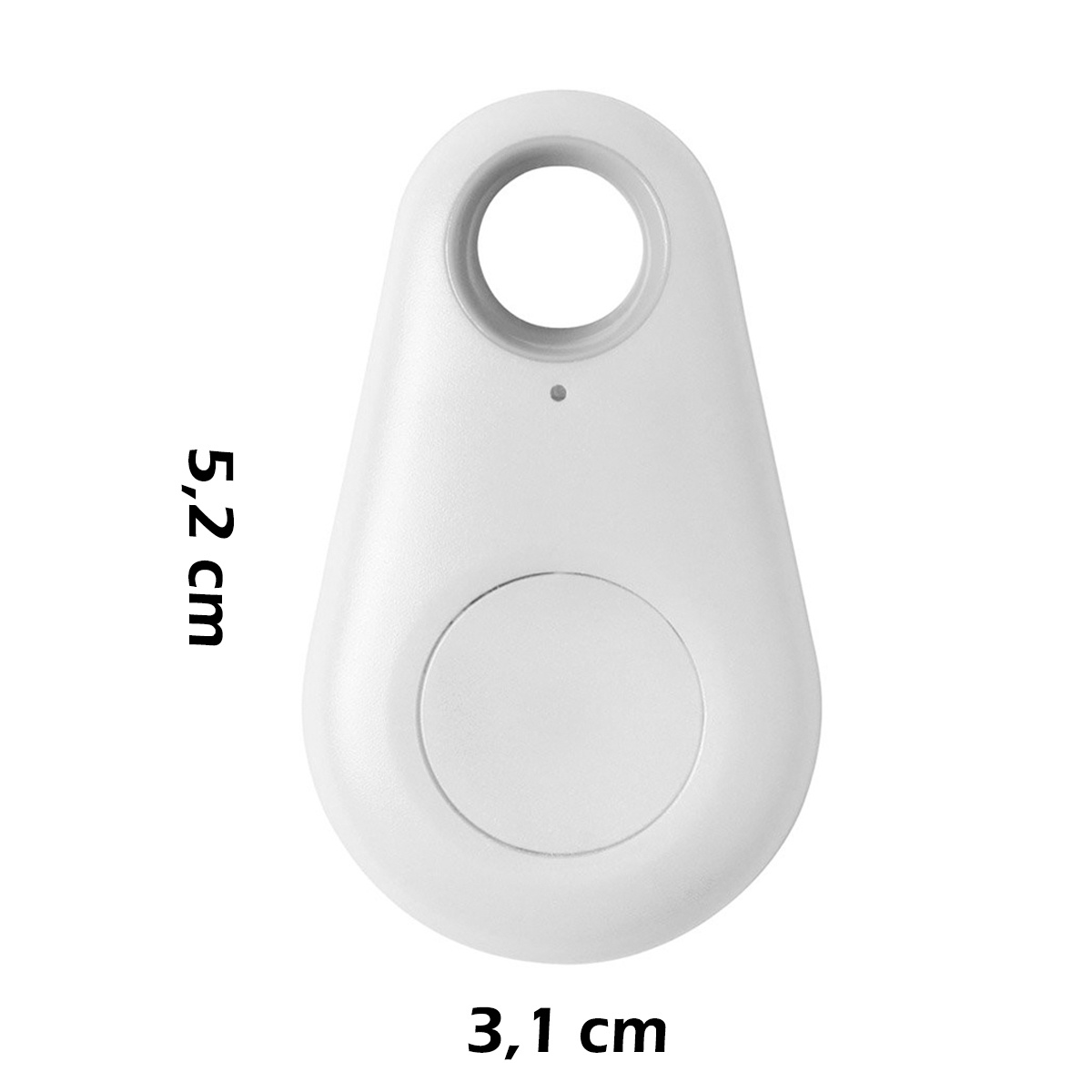 NoXx Keyfinder Bluetooth Sleutelvinder Sleutelzoeker Huisdier - Wit