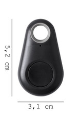 BASEY. Keyfinder Sleutelhanger Sleutelvinder Bluetooth Sleutelzoeker - Zwart