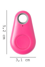 BASEY. Keyfinder Sleutelhanger Sleutelvinder Bluetooth Sleutelzoeker - Roze