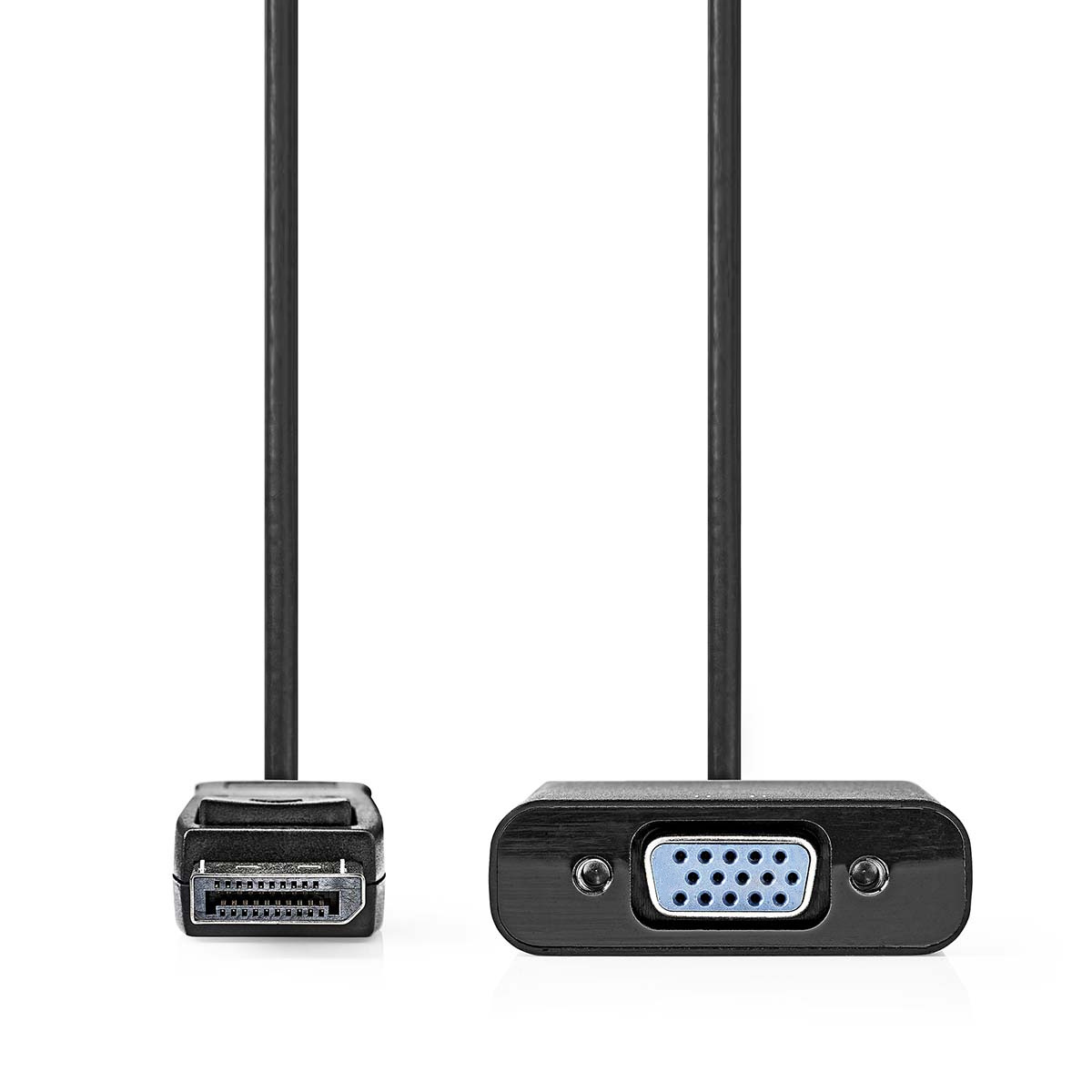 BASEY. Displayport Naar VGA Kabel Display Kabel Naar VGA 1080p - Zwart