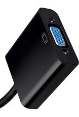BASEY. Displayport Naar VGA Kabel Display Kabel Naar VGA 1080p - Zwart