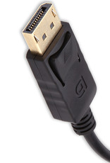 BASEY. Displayport Naar VGA Kabel Display Kabel Naar VGA 1080p - Zwart