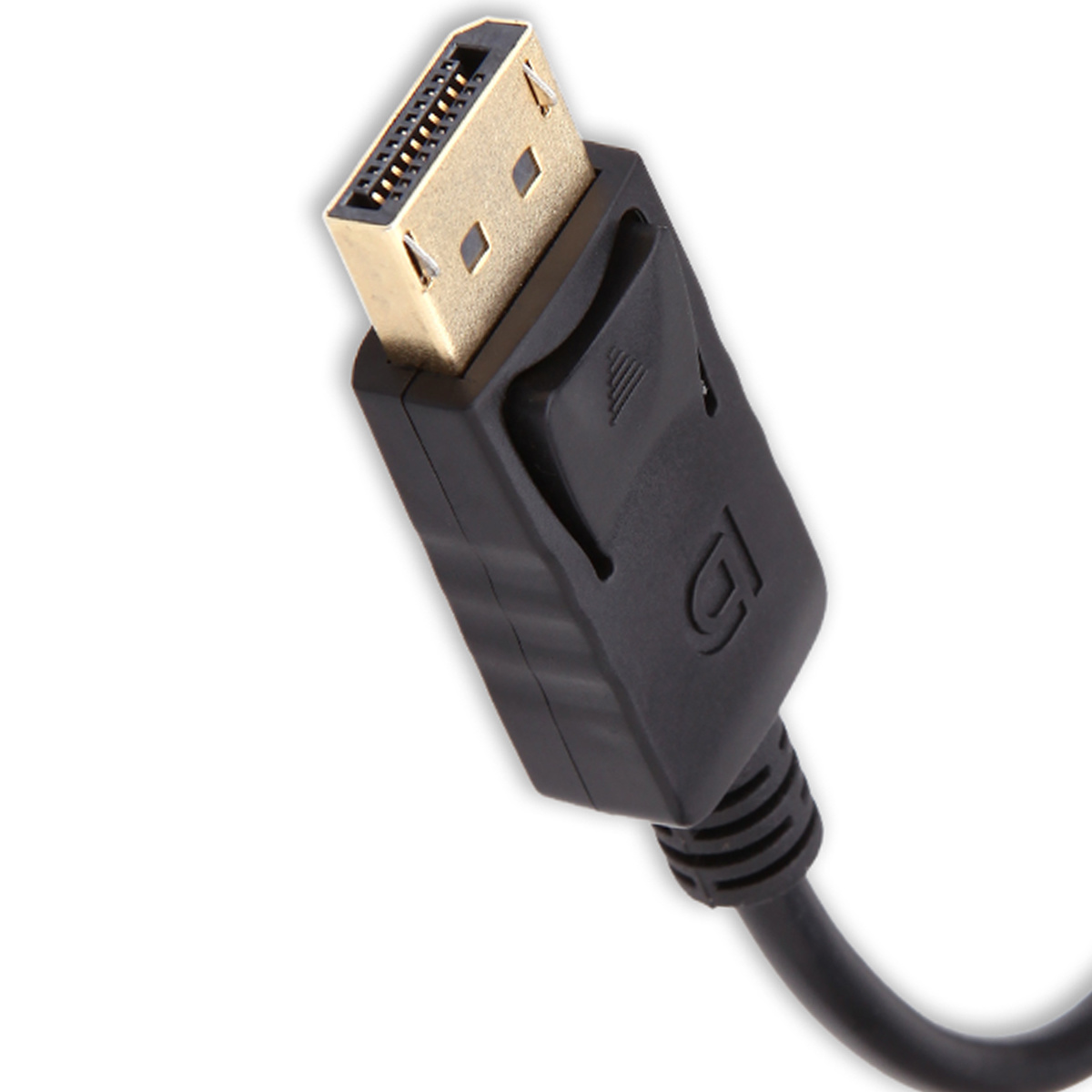 BASEY. Displayport Naar VGA Kabel Display Kabel Naar VGA 1080p - Zwart
