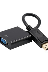 Nomfy Displayport Naar VGA Adapter 1080p Kabel Displayport Kabel Naar VGA - Zwart
