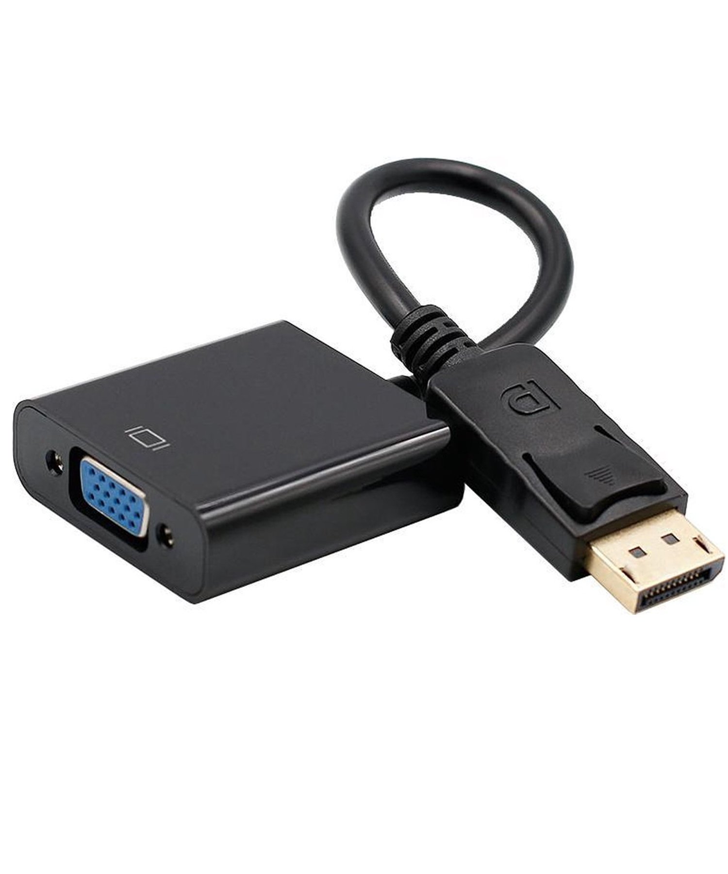Nomfy Displayport Naar VGA Adapter 1080p Kabel Displayport Kabel Naar VGA - Zwart