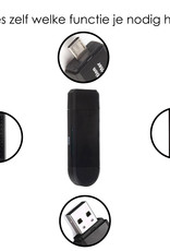 NoXx SD Kaartlezer USB Type OTG Micro SD Card Reader USB OTG 4-in-1 - Geschikt voor Telefoon, PC en Tablet