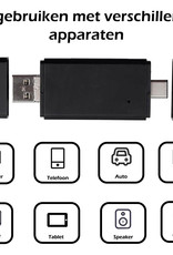 Nomfy Micro SD Kaartlezer USB SD Kaarlezer USB SD Card Reader USB Type C / OTG 5-in-1 - Geschikt voor Telefoon, PC en Tablet
