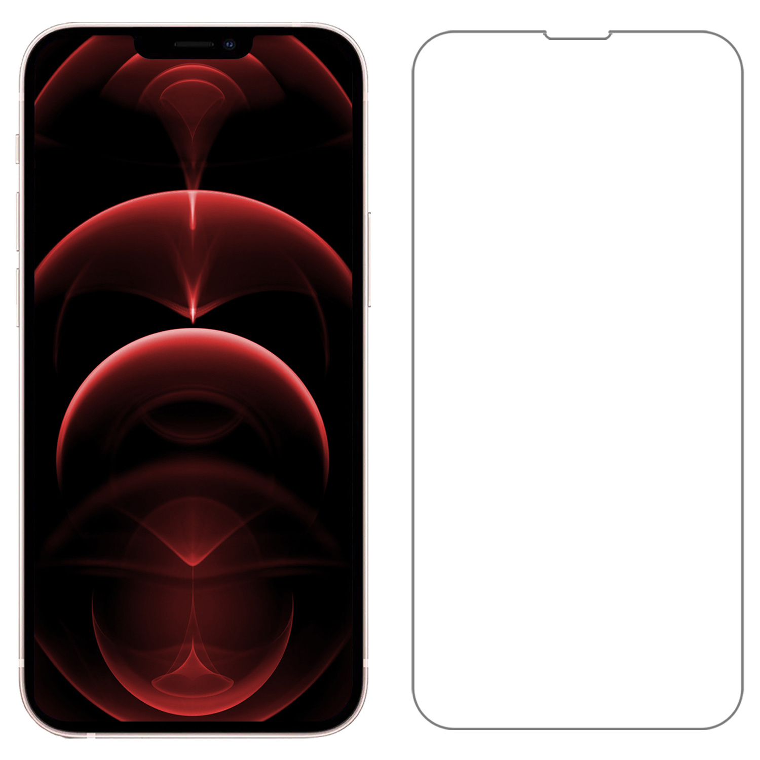 Nomfy Screenprotector Geschikt voor iPhone 14 Pro Max Screenprotector Bescherm Glas - Screenprotector Geschikt voor iPhone 14 Pro Max Screen Protector Tempered Glass Volledig