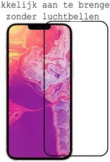 BASEY. Screenprotector Geschikt voor iPhone 14 Screenprotector Beschermglas Full Cover - Screenprotector Geschikt voor iPhone 14 Screen Protector Full Cover - 2 Stuks