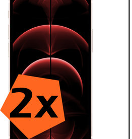 Nomfy Nomfy iPhone 14 Pro Max Screenprotector Glas Full Cover 3D - 2 PACK