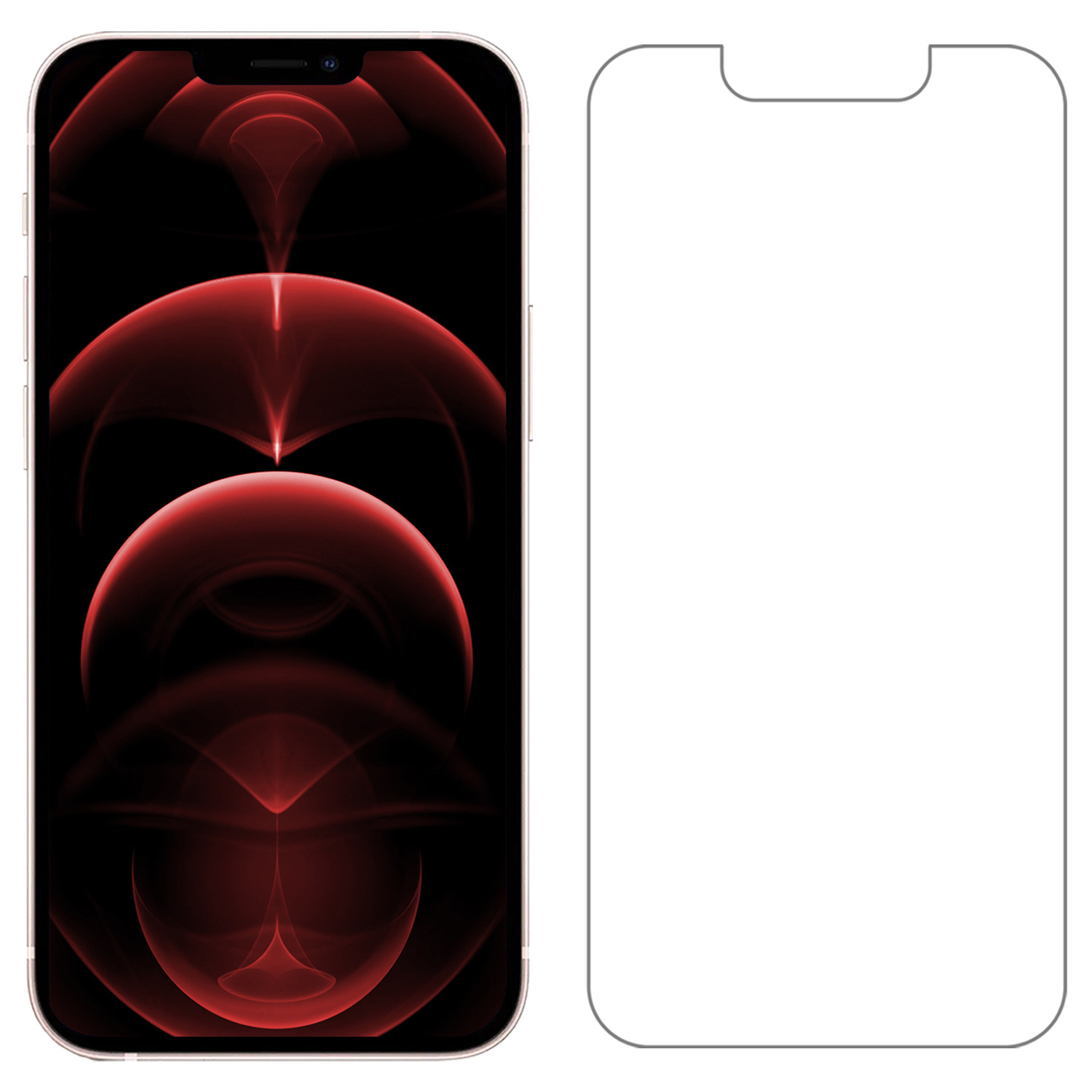 Nomfy Screenprotector Geschikt voor iPhone 14 Screenprotector Bescherm Glas Tempered Glass - Screenprotector Geschikt voor iPhone 14 Screen Protector