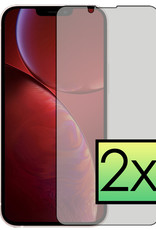 NoXx Screenprotector Geschikt voor iPhone 14 Pro Screenprotector Privacy Tempered Glass Gehard Glas Display Cover - 2x