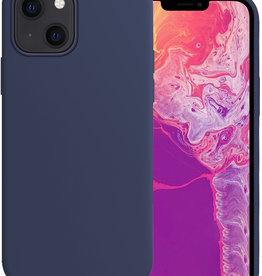 BASEY. BASEY. iPhone 14 Plus Hoesje Siliconen - Donkerblauw