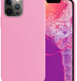 BASEY. BASEY. iPhone 14 Pro Hoesje Siliconen - Lichtroze