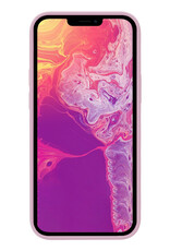 BASEY. Hoes Geschikt voor iPhone 14 Pro Hoesje Siliconen Back Cover Case - Hoesje Geschikt voor iPhone 14 Pro Hoes Cover Hoesje - Lila