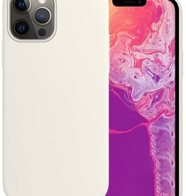 BASEY. BASEY. iPhone 14 Pro Hoesje Siliconen - Wit