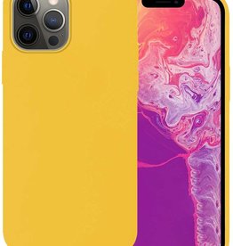 BASEY. BASEY. iPhone 14 Pro Max Hoesje Siliconen - Geel