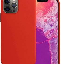 BASEY. iPhone 14 Pro Max Hoesje Siliconen - Rood