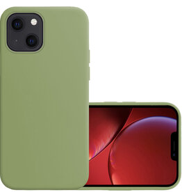 NoXx iPhone 14 Hoesje Siliconen - Groen