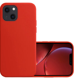 NoXx iPhone 14 Hoesje Siliconen - Rood
