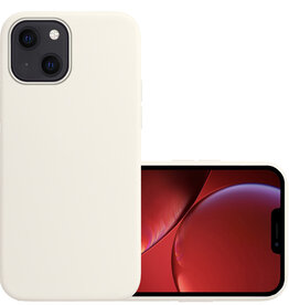 NoXx NoXx iPhone 14 Hoesje Siliconen - Wit