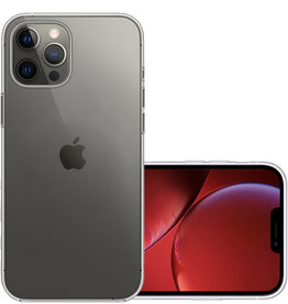 NoXx iPhone 14 Pro Hoesje Siliconen - Transparant