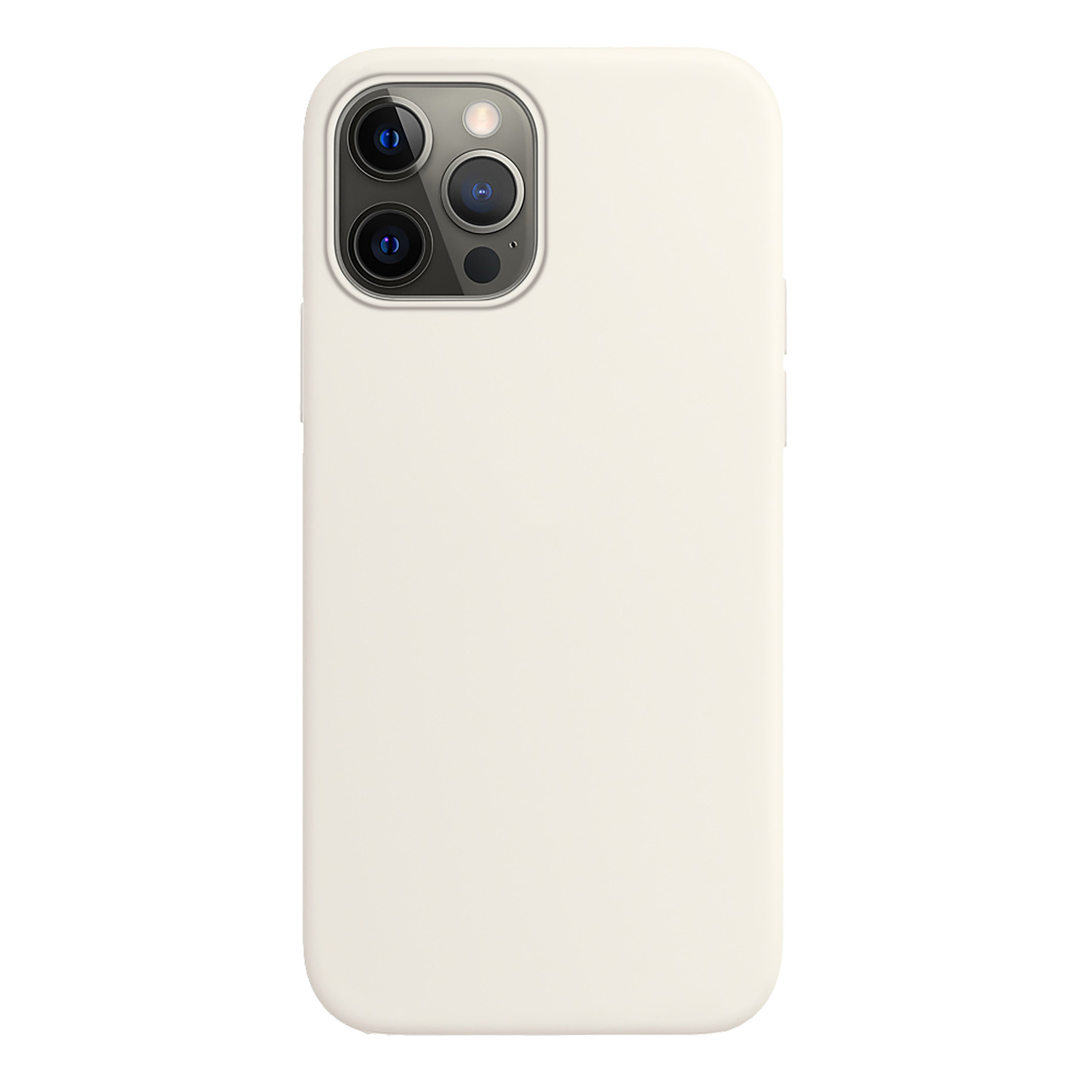 NoXx Hoes Geschikt voor iPhone 14 Pro Hoesje Cover Siliconen Back Case Hoes - Wit - 2x
