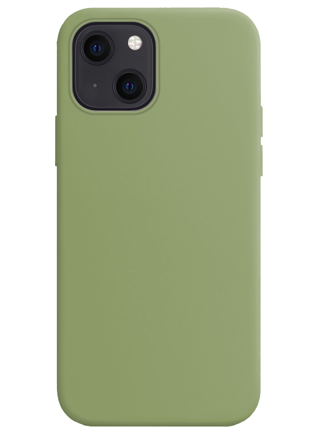 Nomfy Hoesje Geschikt voor iPhone 14 Hoesje Siliconen Cover Case - Hoes Geschikt voor iPhone 14 Hoes Back Case - Groen
