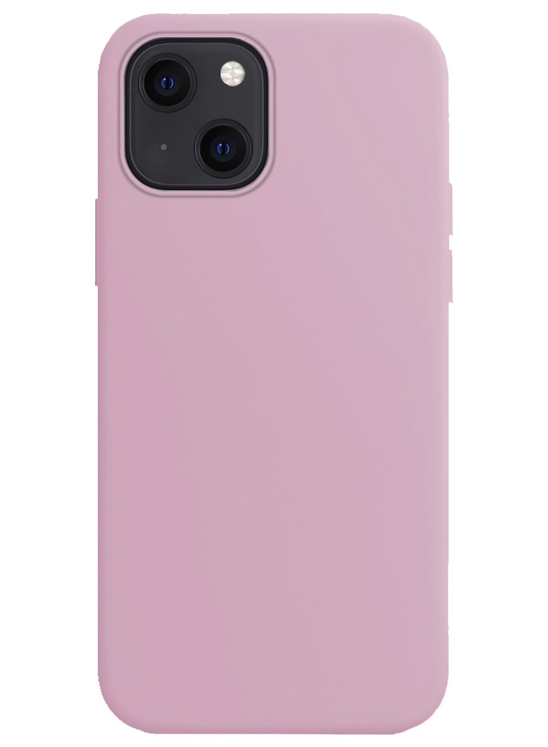 Nomfy Hoesje Geschikt voor iPhone 14 Hoesje Siliconen Cover Case - Hoes Geschikt voor iPhone 14 Hoes Back Case - Lila