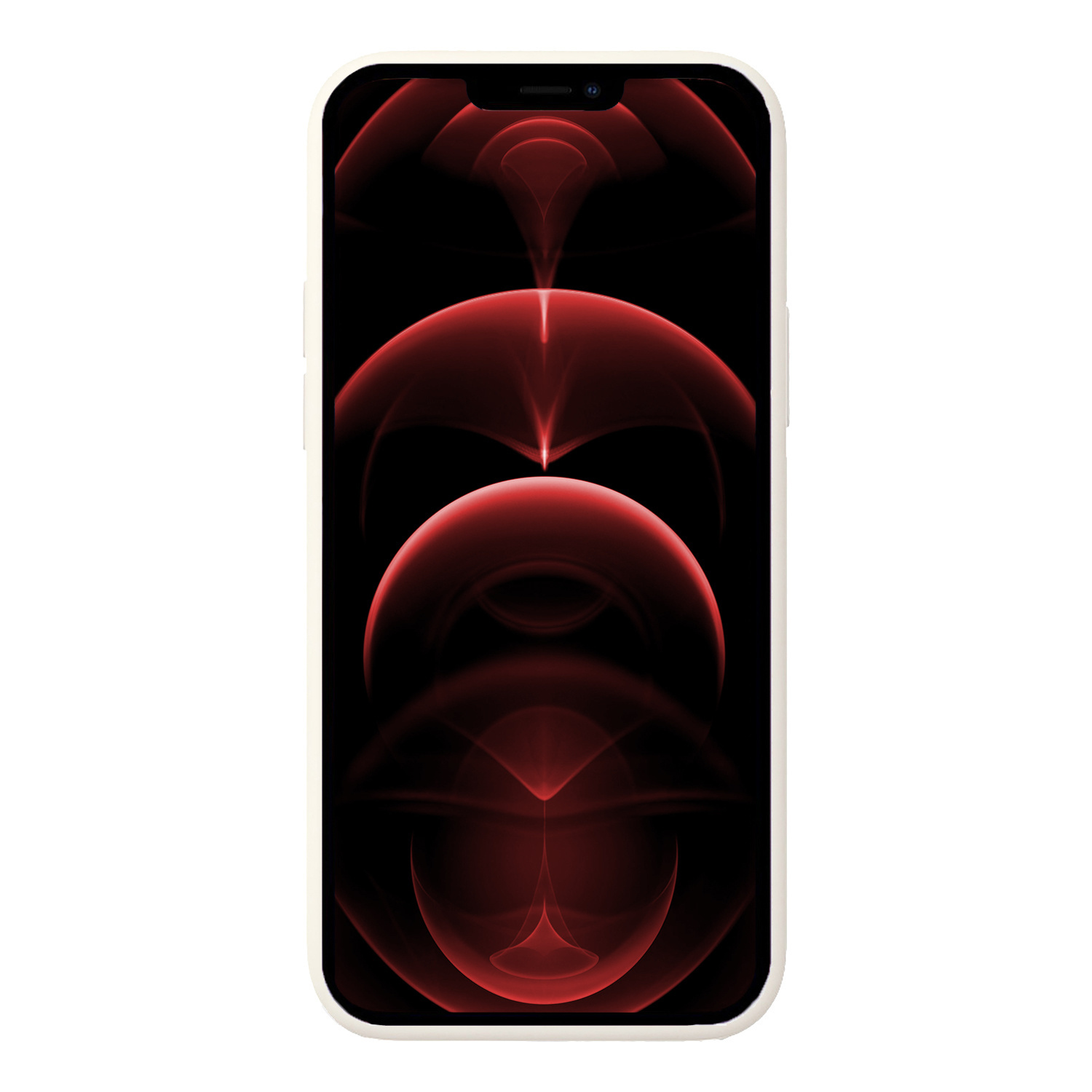 Nomfy Hoesje Geschikt voor iPhone 14 Hoesje Siliconen Cover Case - Hoes Geschikt voor iPhone 14 Hoes Back Case - Wit