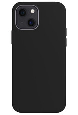 Nomfy Hoesje Geschikt voor iPhone 14 Hoesje Siliconen Cover Case - Hoes Geschikt voor iPhone 14 Hoes Back Case - Zwart