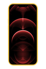 Nomfy Hoesje Geschikt voor iPhone 14 Plus Hoesje Siliconen Cover Case - Hoes Geschikt voor iPhone 14 Plus Hoes Back Case - Geel