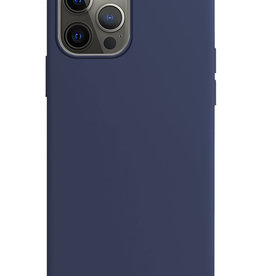 Nomfy iPhone 14 Pro Hoesje Siliconen - Donkerblauw