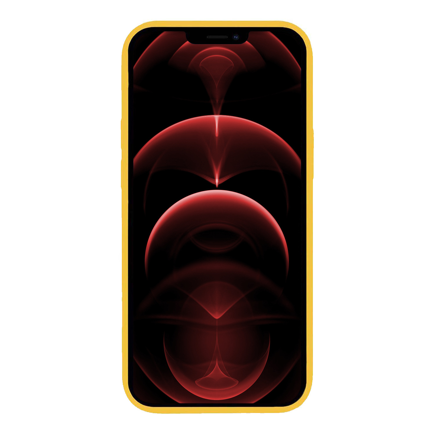 Hoesje Geschikt voor iPhone 14 Pro Hoesje Siliconen Cover Case - Hoes Geschikt voor iPhone 14 Pro Hoes Back Case - Geel